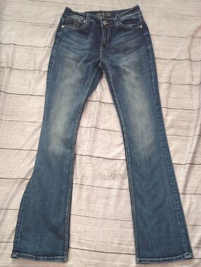 Grace in LA Medium Wash Flare Jeans